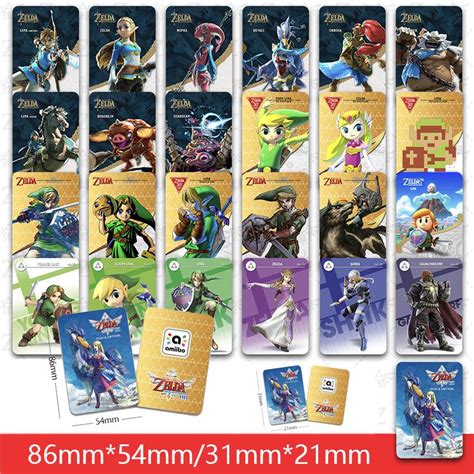 nfc pvc tag card zelda breath of the wild|Zelda Amiibo NFC Cards, Zelda & Loftwing NFC Tags Amiibo Card.